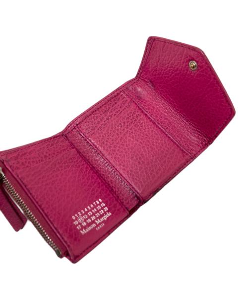 Maison Margiela（メゾンマルジェラ）Maison Margiela (メゾンマルジェラ) 4ステッチ3つ折り財布 ピンク サイズ:下記参照の古着・服飾アイテム