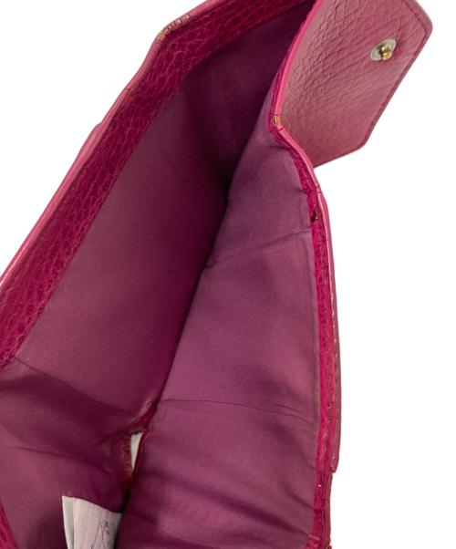 Maison Margiela（メゾンマルジェラ）Maison Margiela (メゾンマルジェラ) 4ステッチ3つ折り財布 ピンク サイズ:下記参照の古着・服飾アイテム