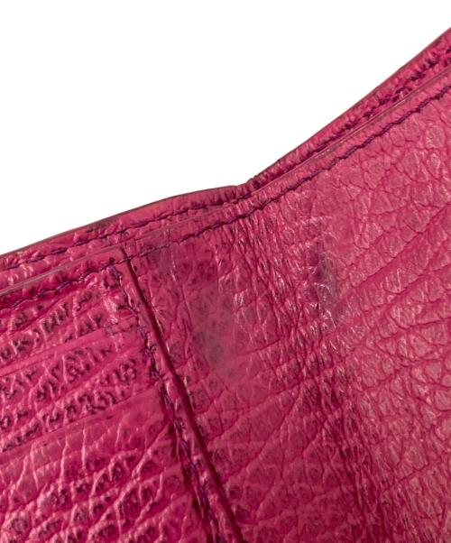 Maison Margiela（メゾンマルジェラ）Maison Margiela (メゾンマルジェラ) 4ステッチ3つ折り財布 ピンク サイズ:下記参照の古着・服飾アイテム