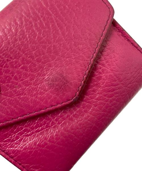 Maison Margiela（メゾンマルジェラ）Maison Margiela (メゾンマルジェラ) 4ステッチ3つ折り財布 ピンク サイズ:下記参照の古着・服飾アイテム