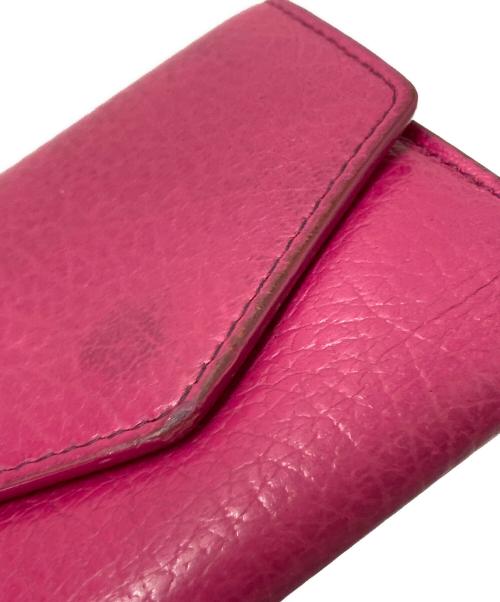 Maison Margiela（メゾンマルジェラ）Maison Margiela (メゾンマルジェラ) 4ステッチ3つ折り財布 ピンク サイズ:下記参照の古着・服飾アイテム