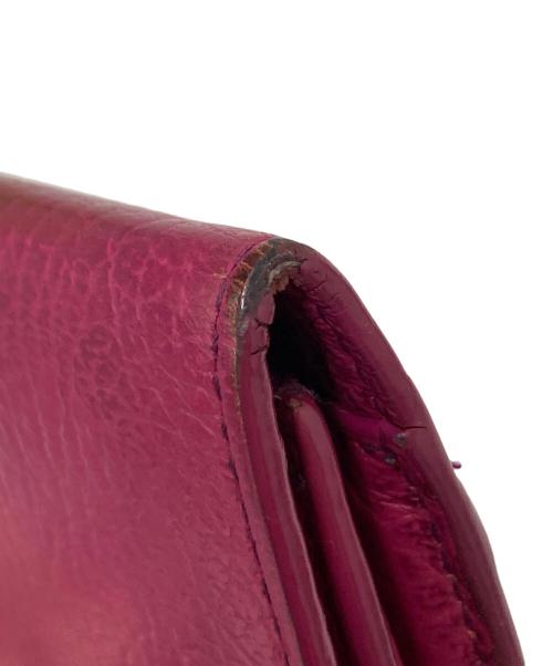 Maison Margiela（メゾンマルジェラ）Maison Margiela (メゾンマルジェラ) 4ステッチ3つ折り財布 ピンク サイズ:下記参照の古着・服飾アイテム