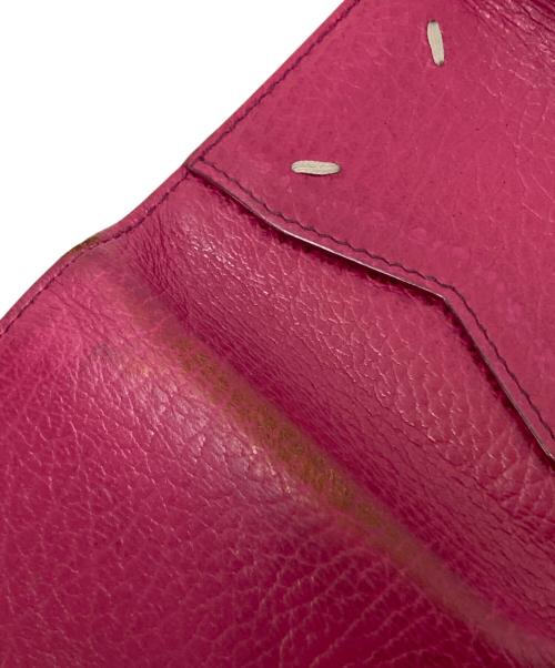 Maison Margiela（メゾンマルジェラ）Maison Margiela (メゾンマルジェラ) 4ステッチ3つ折り財布 ピンク サイズ:下記参照の古着・服飾アイテム