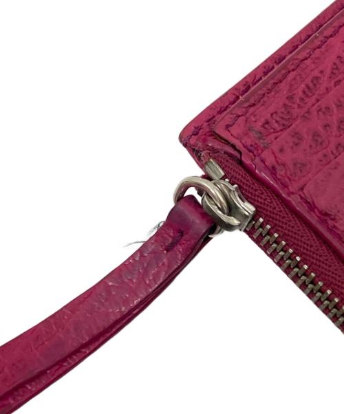 Maison Margiela（メゾンマルジェラ）Maison Margiela (メゾンマルジェラ) 4ステッチ3つ折り財布 ピンク サイズ:下記参照の古着・服飾アイテム