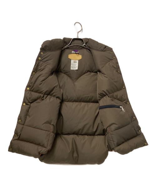 Rocky Mountain FeatherBed（ロッキーマウンテンフェザーベッド）Rocky Mountain FeatherBed (ロッキーマウンテンフェザーベッド) WAREHOUSE (ウエアハウス) ダウンベスト オレンジ×ブラウン サイズ:Mの古着・服飾アイテム