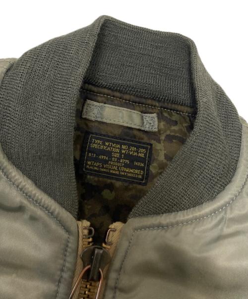 WTAPS（ダブルタップス）WTAPS (ダブルタップス) MA-1ジャケット グリーン サイズ:1の古着・服飾アイテム