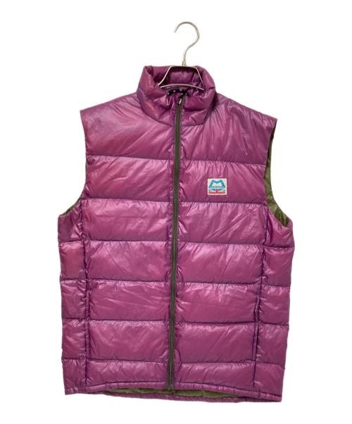 MountainEquipment（マウンテンイクィップメント）MountainEquipment (マウンテンイクィップメント) ダウンベスト パープル サイズ:Sの古着・服飾アイテム