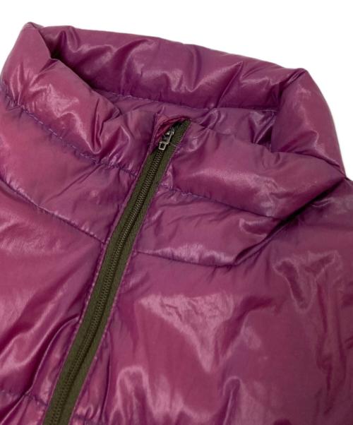 MountainEquipment（マウンテンイクィップメント）MountainEquipment (マウンテンイクィップメント) ダウンベスト パープル サイズ:Sの古着・服飾アイテム