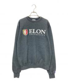 Champion（チャンピオン）の古着「カレッジプリントスウェット」｜グレー