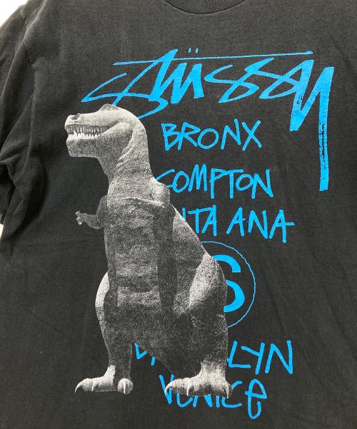 stussy（ステューシー）stussy (ステューシー) T-REX TEE ブラック サイズ:Mの古着・服飾アイテム