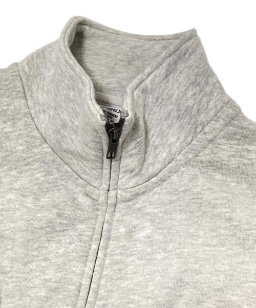 AVIREX（アヴィレックス）AVIREX (アヴィレックス) FELiX (フィリックス) ジップアップスウェット グレー サイズ:XLの古着・服飾アイテム