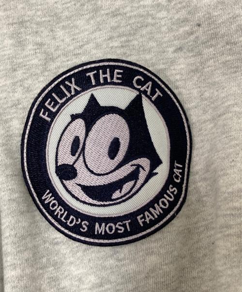 AVIREX（アヴィレックス）AVIREX (アヴィレックス) FELiX (フィリックス) ジップアップスウェット グレー サイズ:XLの古着・服飾アイテム