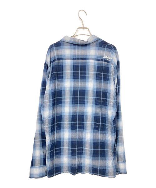 AVIREX（アヴィレックス）AVIREX (アヴィレックス) オンブレチェック シャツ ブルー サイズ:Lの古着・服飾アイテム