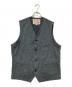 SUGAR CANE（シュガーケーン）の古着「コットンブラックコバートワークベスト」｜グレー