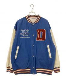 DOUBLE NAME（ダブルネーム）の古着「リバーシブルスタジャン」｜ベージュ×ネイビー