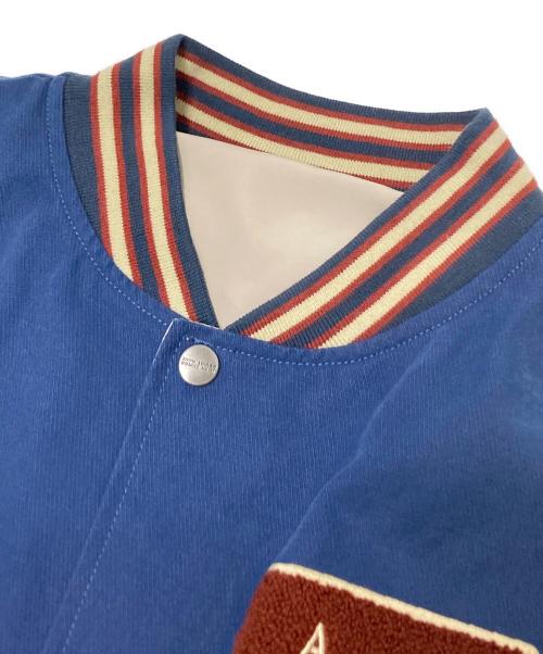 DOUBLE NAME（ダブルネーム）DOUBLE NAME (ダブルネーム) リバーシブルスタジャン ベージュ×ネイビー サイズ:Fの古着・服飾アイテム