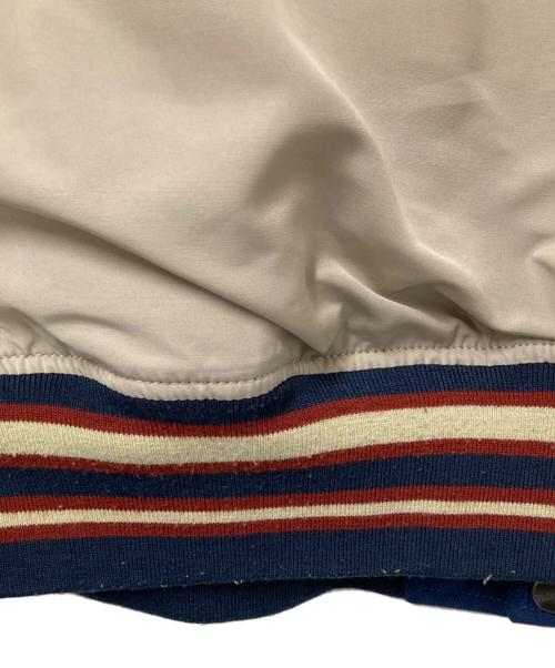 DOUBLE NAME（ダブルネーム）DOUBLE NAME (ダブルネーム) リバーシブルスタジャン ベージュ×ネイビー サイズ:Fの古着・服飾アイテム