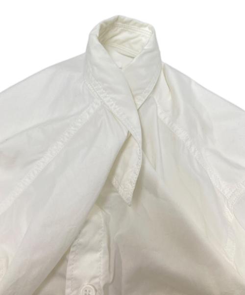 Yohji Yamamoto pour homme（ヨウジヤマモト プールオム）Yohji Yamamoto pour homme (ヨウジヤマモト プールオム) 環縫いブロード台衿シャツ ホワイト サイズ:3の古着・服飾アイテム