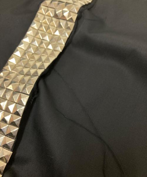 COMME des GARCONS HOMME PLUS（コムデギャルソンオムプリュス）COMME des GARCONS HOMME PLUS (コムデギャルソンオムプリュス) バックスタッズ装飾チャイナロングコート ブラック サイズ:Mの古着・服飾アイテム