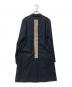COMME des GARCONS HOMME PLUS (コムデギャルソンオムプリュス) バックスタッズ装飾チャイナロングコート ブラック サイズ:M：30000円
