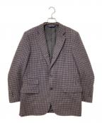 BROOKS BROTHERSブルックスブラザーズ）の古着「2Bハウンドトゥースジャケット」｜ブラウン×ネイビー