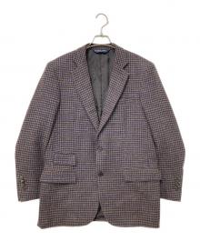 BROOKS BROTHERS（ブルックスブラザーズ）の古着「2Bハウンドトゥースジャケット」｜ブラウン×ネイビー