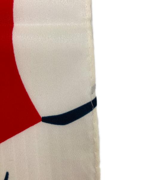 CHANEL（シャネル）CHANEL (シャネル) マドモアゼル・グリポアシルクスカーフ ホワイト×ネイビーの古着・服飾アイテム