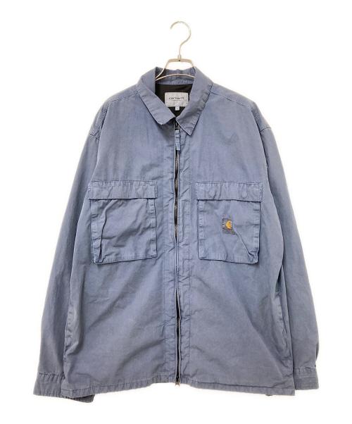 Carhartt WIP（カーハート ワークインプログレス）Carhartt WIP (カーハート ワークインプログレス) Kenard Shirt Jacket ネイビー サイズ:Lの古着・服飾アイテム