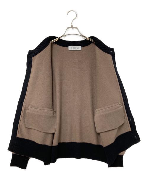 CULLNI（クルニ）CULLNI (クルニ) クルーネックカーディガン ベージュ サイズ:1の古着・服飾アイテム