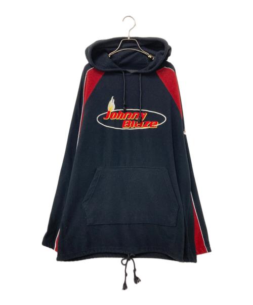 JOHNNY BLAZE（ジョニーブレイズ）JOHNNY BLAZE (ジョニーブレイズ) フリースパーカー レッド×ブラック サイズ:Lの古着・服飾アイテム