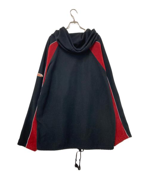 JOHNNY BLAZE（ジョニーブレイズ）JOHNNY BLAZE (ジョニーブレイズ) フリースパーカー レッド×ブラック サイズ:Lの古着・服飾アイテム