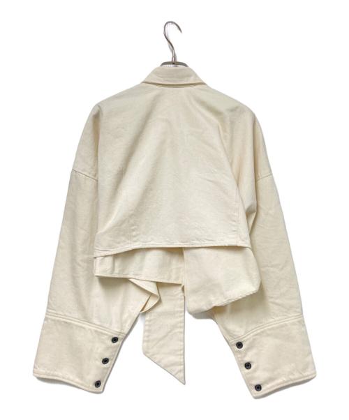 rito structure（リト ストラクチャー）rito structure (リト ストラクチャー) ボウタイコットンジャケット アイボリー サイズ:1の古着・服飾アイテム