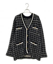 JOURNAL STANDARD（ジャーナルスタンダード）の古着「TWEEDYVラインジャケット」｜ブラック