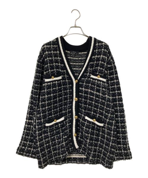 JOURNAL STANDARD（ジャーナルスタンダード）JOURNAL STANDARD (ジャーナルスタンダード) TWEEDYVラインジャケット ブラック サイズ:下記参照の古着・服飾アイテム