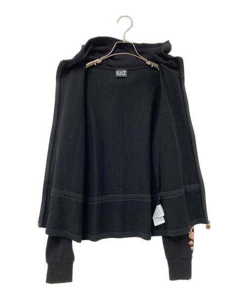 EMPORIO ARMANI（エンポリオアルマーニ）EMPORIO ARMANI (エンポリオアルマーニ) ジップアップパーカー ブラック サイズ:下記参照の古着・服飾アイテム