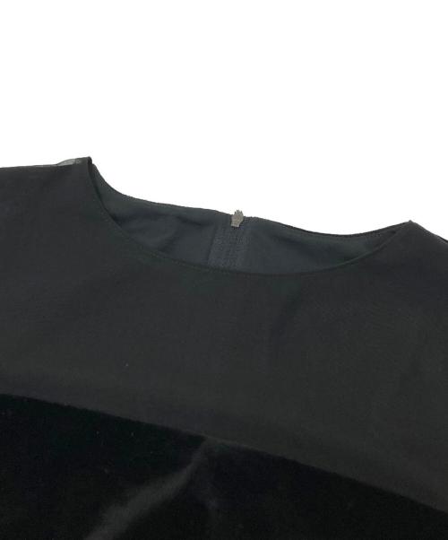 VELOUR NOIR by FOXEY NEWYORK（ベロア ノワール by フォクシー ニューヨーク）VELOUR NOIR by FOXEY NEWYORK (ベロア ノワール by フォクシー ニューヨーク) ベロアワンピース ブラック サイズ:38の古着・服飾アイテム