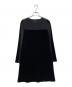 VELOUR NOIR by FOXEY NEWYORK（ベロア ノワール by フォクシー ニューヨーク）の古着「ベロアワンピース」｜ブラック
