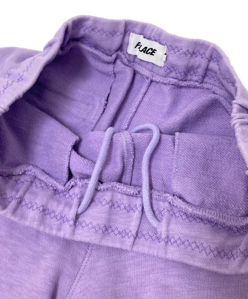 PALACE（パレス）PALACE (パレス) SLUB ZIG ZAG JOGGERS パープル サイズ:Lの古着・服飾アイテム