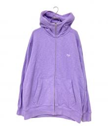 PALACE（パレス）の古着「SLUB ZIG ZAG ZIP HOOD」｜パープル
