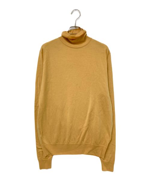 JOHN SMEDLEY（ジョンスメドレー）JOHN SMEDLEY (ジョンスメドレー) ウールタートルネックニット ベージュ サイズ:下記参照の古着・服飾アイテム