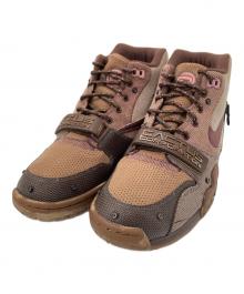 NIKE×Travis Scott（ナイキ×トラヴィススコット）の古着「Air Trainer 1 SP "Archaeo Brown and Rust Pink"」｜ブラウン