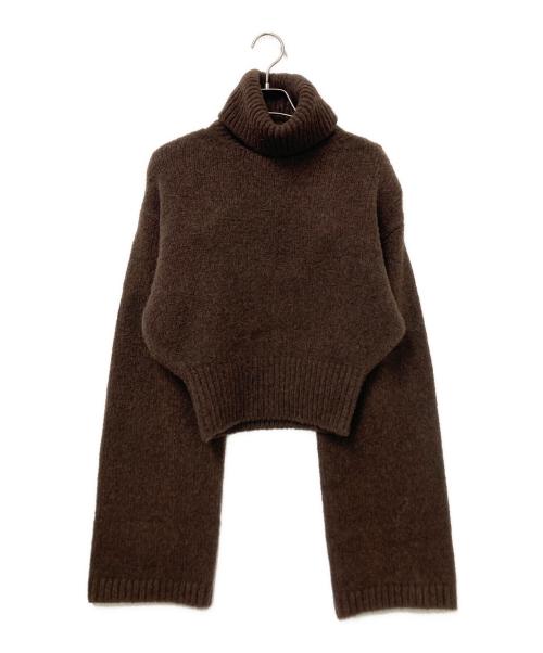 SHISHIKUI（シシクイ）SHISHIKUI (シシクイ) Knit kata pat / BROWN ブラウン サイズ:Fの古着・服飾アイテム