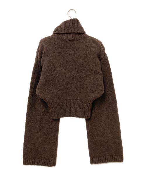 SHISHIKUI（シシクイ）SHISHIKUI (シシクイ) Knit kata pat / BROWN ブラウン サイズ:Fの古着・服飾アイテム
