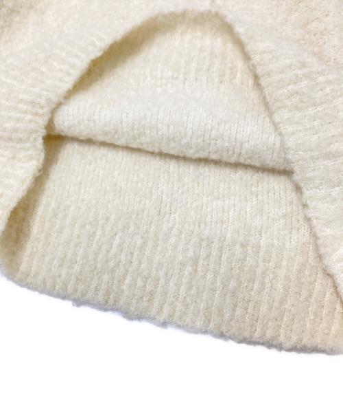 OHOTORO（オオトロ）OHOTORO (オオトロ) cottage zipper knit ホワイト サイズ:下記参照の古着・服飾アイテム