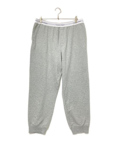 Calvin Klein（カルバンクライン）Calvin Klein (カルバンクライン) Icon Cotton Modal ジョガーパンツ グレー サイズ:XLの古着・服飾アイテム