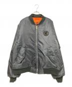 Large Interiorラージインテリア）の古着「Munich air disaster MA-1 Jacket」｜オリーブ