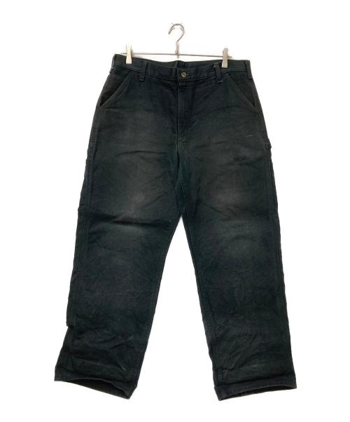 CarHartt（カーハート）CarHartt (カーハート) Loose Fit Washed Duck Utility Work Pant ブラック サイズ:W36×L30の古着・服飾アイテム