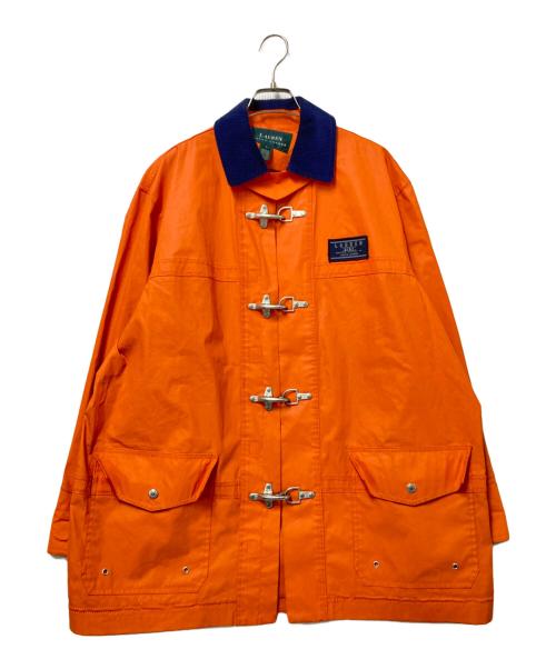 LAUREN RALPH LAUREN（ローレンラルフローレン）LAUREN RALPH LAUREN (ローレンラルフローレン) ファイヤーマンジャケット オレンジ×ネイビー サイズ:Lの古着・服飾アイテム