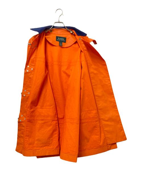 LAUREN RALPH LAUREN（ローレンラルフローレン）LAUREN RALPH LAUREN (ローレンラルフローレン) ファイヤーマンジャケット オレンジ×ネイビー サイズ:Lの古着・服飾アイテム