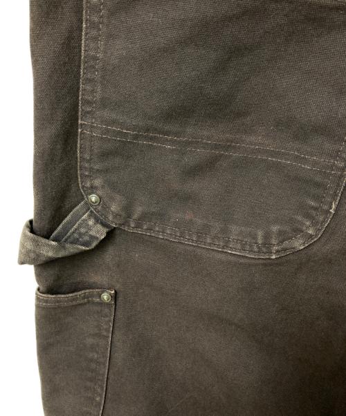 CarHartt（カーハート）CarHartt (カーハート) ダブルニーオーバーオール ブラウン サイズ:W38×L30の古着・服飾アイテム